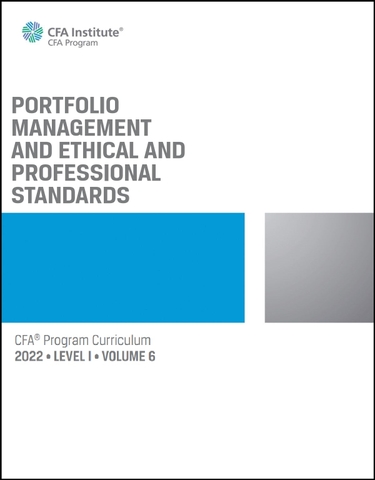 CFA 2022 Level 1 Curriculum Volume 1-6