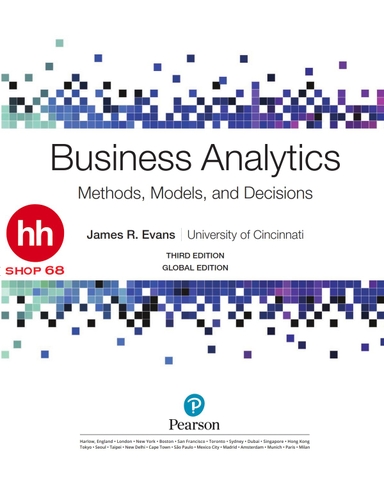 Business Analytics 3rd Edition