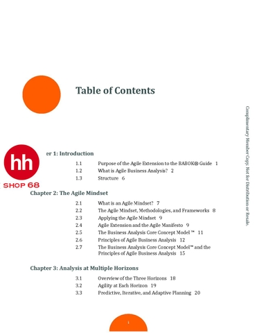 Agile Extension to the BABOK(R) Guide: Version 2