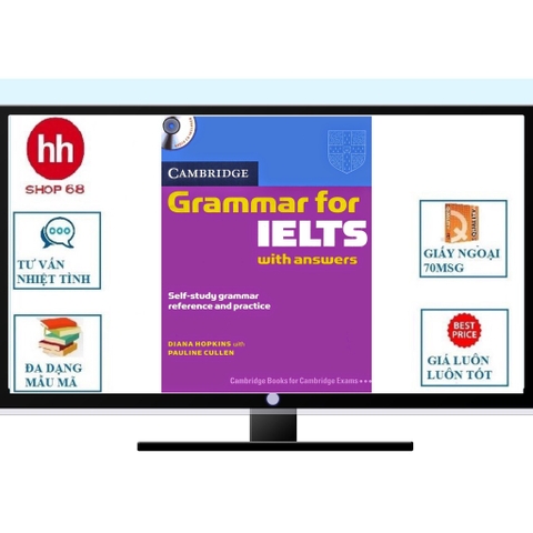 Combo 2 sách Vocabulary for IELTS và Grammar for IELTS (Tổng 3 sách)