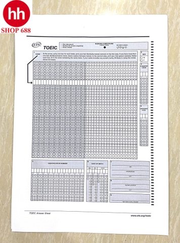 ETS TOEIC 2022