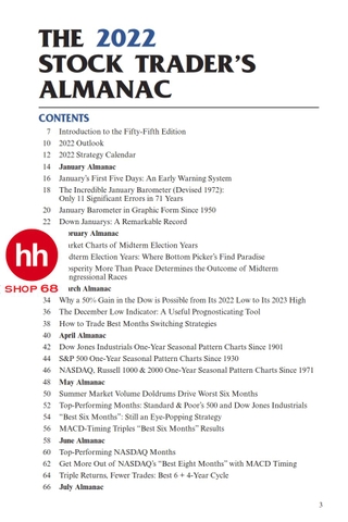 Stock Trader's Almanac 2022 (Almanac Investor Series) 17th Edition