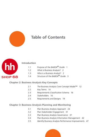 A Guide to the Business Analysis Body of Knowledge - Version 3 (BABOK Guide)