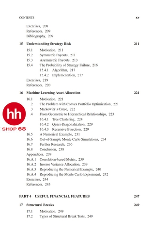 Advances in Financial Machine Learning