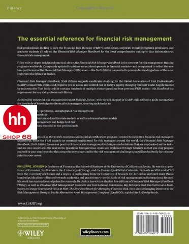 Financial Risk Manager Handbook: FRM Part I / Part II 6th Edition by GARP