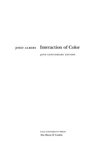 Interaction of Color 50th Anniversary Edition