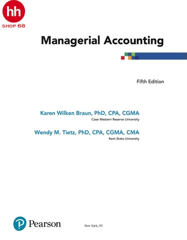 Managerial Accounting 5th Edition