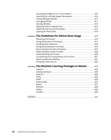 Machine Learning For Dummies 2nd Edition