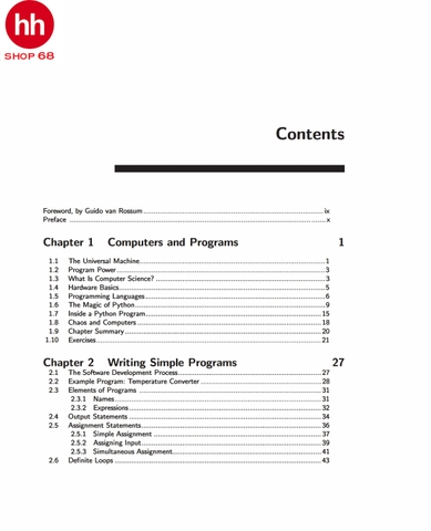 Python Programming: An Introduction to Computer Science 3rd Edition