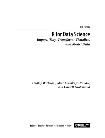 R for Data Science 2nd Edition