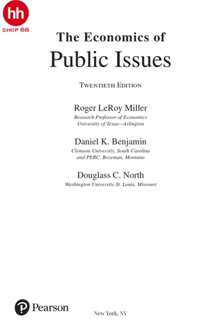 Economics of Public Issues 20th Edition