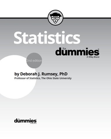 Statistics For Dummies 2nd Edition