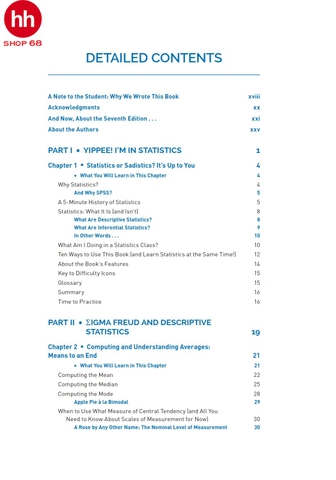 Statistics for People Who (Think They) Hate Statistics 7th Edition