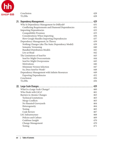 Software Engineering at Google: Lessons Learned from Programming Over Time