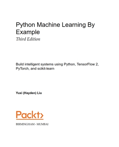 Python Machine Learning By Example 3rd Edition