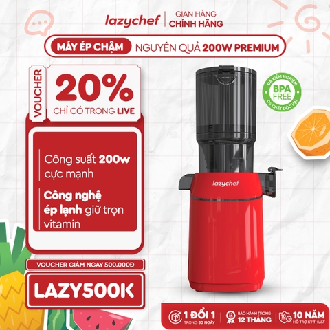 [BÁN CHẠY NHẤT] Máy ép chậm nguyên quả 3S Premium Lazychef