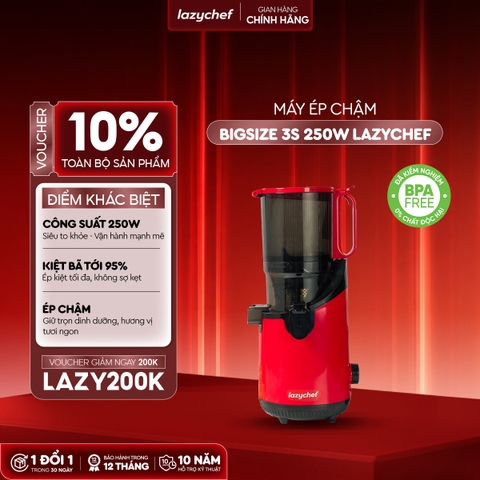 Máy ép chậm Bigsize 3S Lazychef