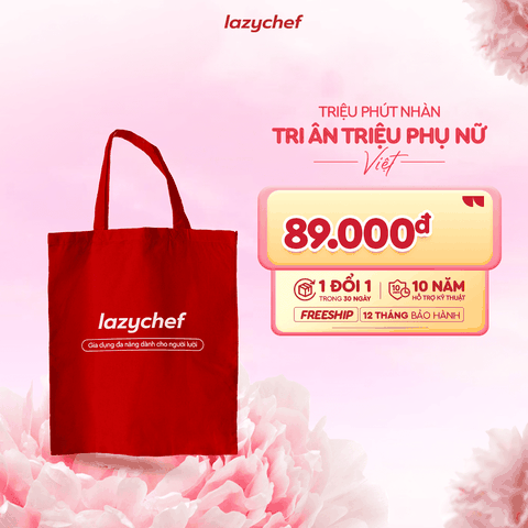 Túi vải Lazychef, tái sử dụng nhiều lần, bảo vệ  môi trường
