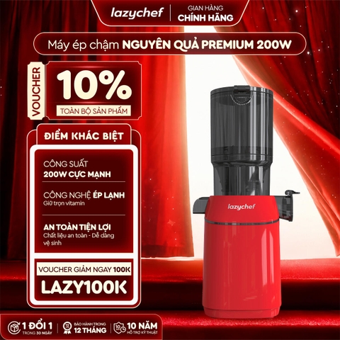 [BÁN CHẠY NHẤT] Máy ép chậm nguyên quả 3S Premium Lazychef