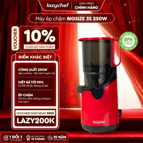 Máy ép chậm Bigsize 3S Lazychef