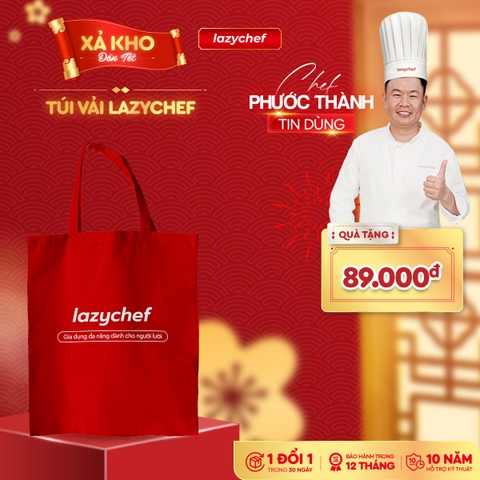 Túi vải Lazychef, tái sử dụng nhiều lần, bảo vệ  môi trường