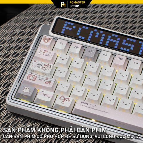 Keycap xuyên led Thỏ Miffy ( PBT /Cherry Profile/ 2Shot/ Dyesub 5D )