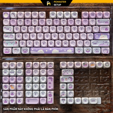 Keycaps pbt Chicken ( profile MOA/PBT/dyesub 5D )