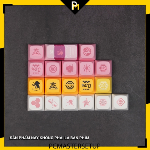 Keycap XDA Eva BlackPink chất liệu nhựa pbt 