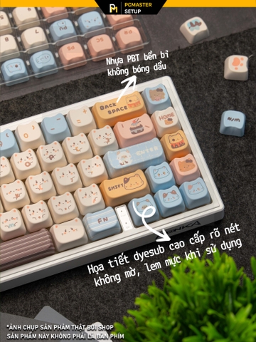 Keycaps Haiyan Meo  ( profile MAO/PBT/dyesub 5D )