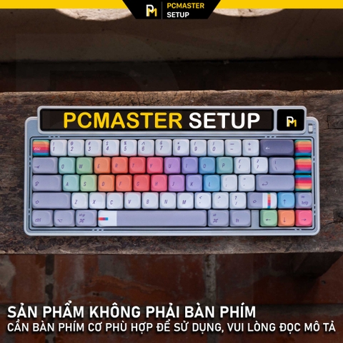 Keycaps pbt Mac Retro ( profile MOA/PBT/dyesub 5D )