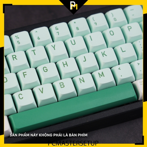 Keycap Green Forest chất liệu nhựa PBT profile XDA cao 9.5mm dày 1.5mm 