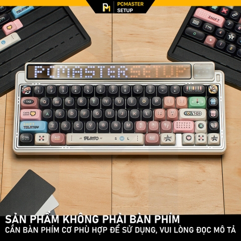Keycaps Plato ( profile MOA/PBT/dyesub 5D )