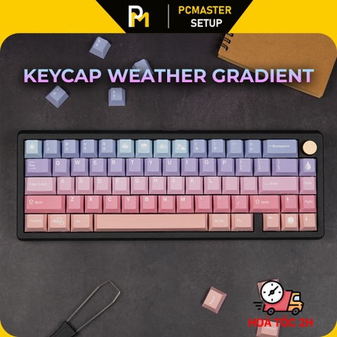 Keycap cherry pbt gradient weather 
