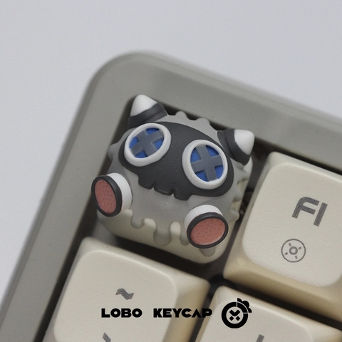 Keycap Artisan  Cell tế bào mẫu xám đen - Lobo studio