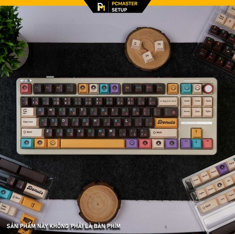 Keycaps pbt Donut ( profile Cherry/PBT/dyesub 5D )