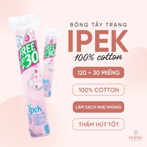 Bông Tẩy Trang Ipek 150 Miếng Cotton Pads