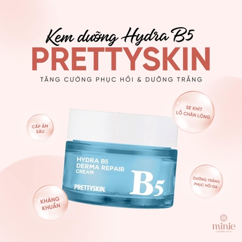 Kem Dưỡng Phục Hồi Trắng Da Pretty Skin Hydra B5 Derma Repair Cream 