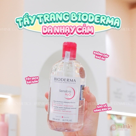 Nước Tẩy Trang Bioderma Sébium H2O Dành Cho Da Dầu & Hỗn Hợp