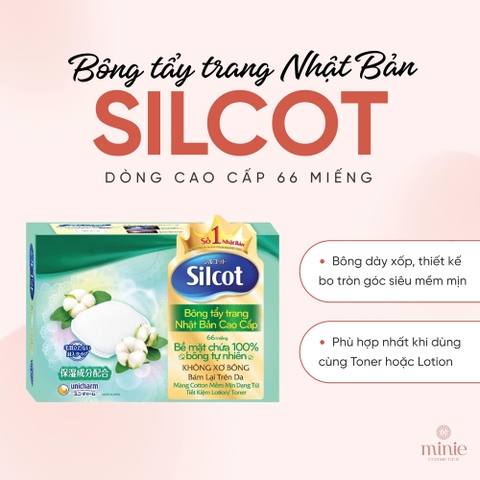 Bông Tẩy Trang Nhật Bản Cao Cấp SILCOT