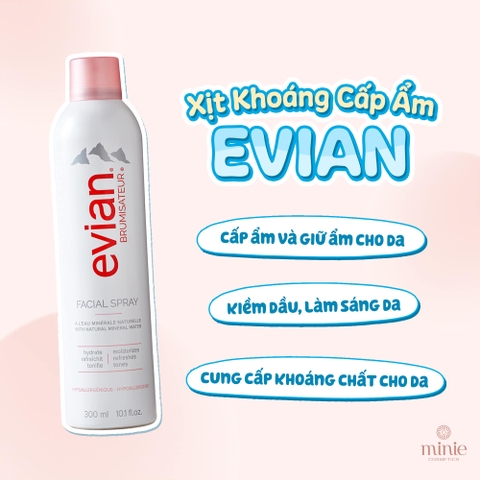 Xịt Khoáng Evian Cấp Ẩm Và Làm Dịu Da Facial Spray 150ml