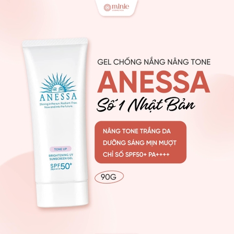 Gel Chống Nắng Anessa Dưỡng Sáng Nâng Tông 90g Brightening Uv Sunscreen Gel N SPF50+ PA++++