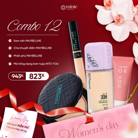 Set quà tặng 8 tháng 3 - COMBO 12 (4 Món)