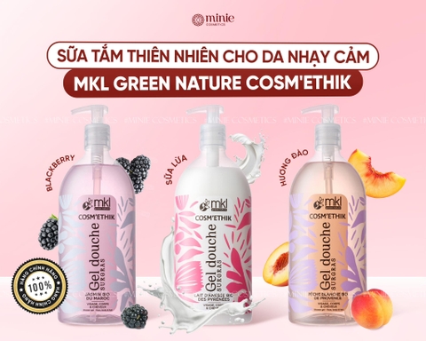 Sữa tắm cho da nhạy cảm MKL Green Nature Cosm'ethik Gel Douche Surgras 1000ml