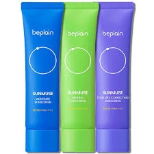 Kem chống nắng nâng tone, kiềm dầu, dưỡng ẩm BEPLAIN Sunmuse Sunscream SPF 50+ PA++++ 50ml