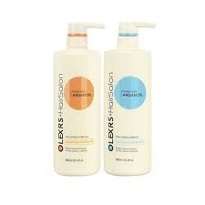 Bộ Gội Xả Ngăn Ngừa Rụng Tóc Olexrs + Hair Salon Pure 100% Argan Oil