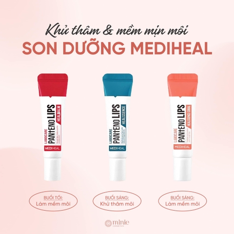 Son Dưỡng Ẩm, Trị Thâm Môi, Làm Hồng Môi Mediheal Labocare Pantenolips Healssence 10ml