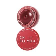 Son kem bùn & má hồng INTO YOU Shero Super Matte Lip & Cheek Mud 5g (Hũ)
