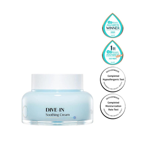 Kem Dưỡng Ẩm Và Làm Dịu Da Hàn Quốc Torriden Dive In Low Molecular Hyaluronic Acid Soothing Cream 100ml