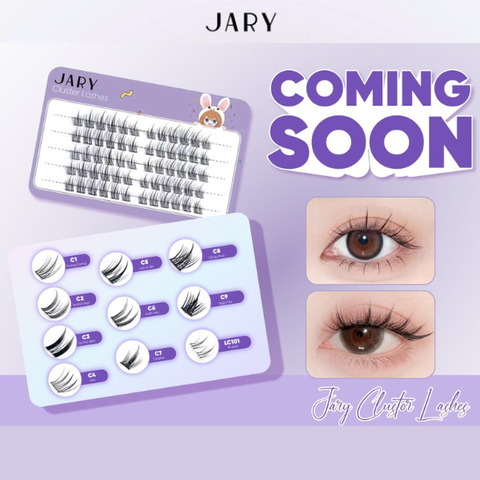 Lông mi cụm tự nhiên hộp 5 hàng Jary Cluster Lashes