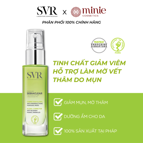 Serum Làm Giảm Mụn, Mờ Nám SVR Sebiaclear 30ml